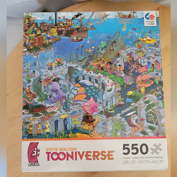 Atlantis (Tooniverse) Steve Skelton 550 Pieces Ocean Fish Ships All Ages - Picture 1 of 14